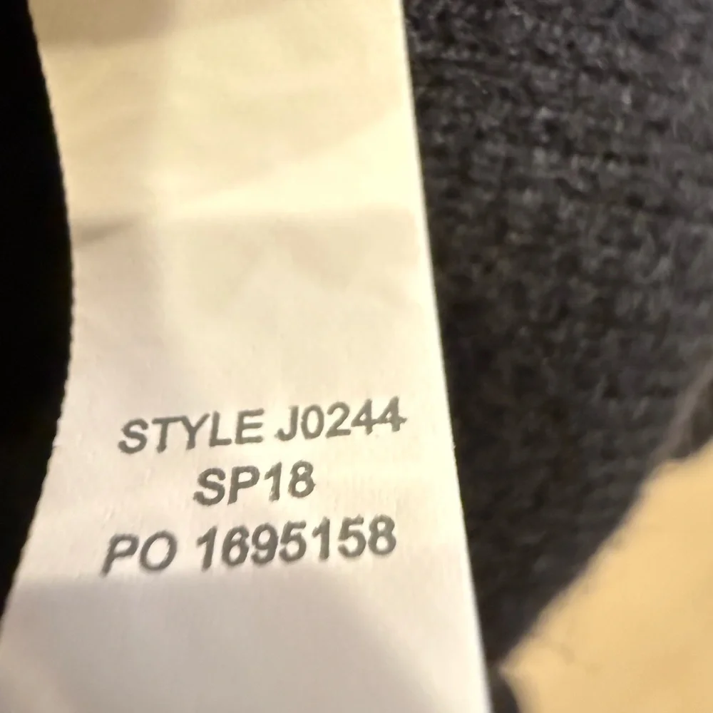 J. CREW Sophie‎ Open Front Sweater Blazer in Black Knit Jacket size Small